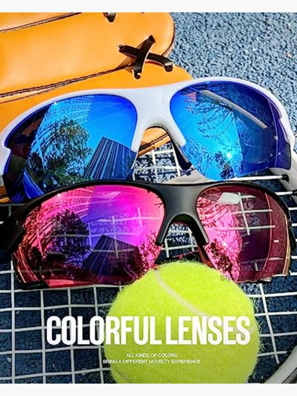 Polarized Sports Sunglasses Wrap Around UV Protection Baseball Softball